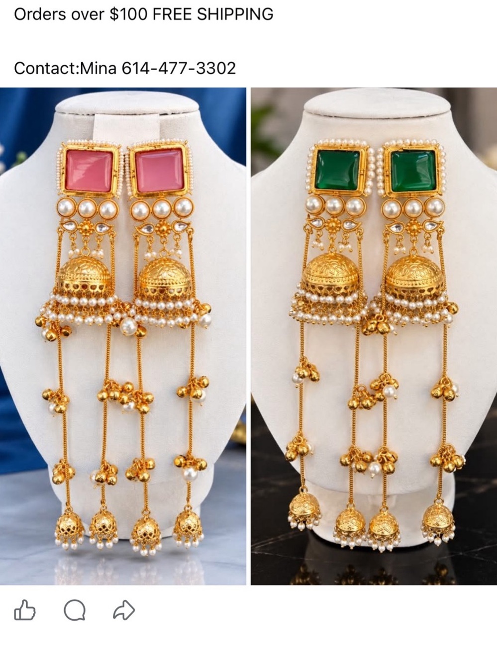 Kashmeeri earrings